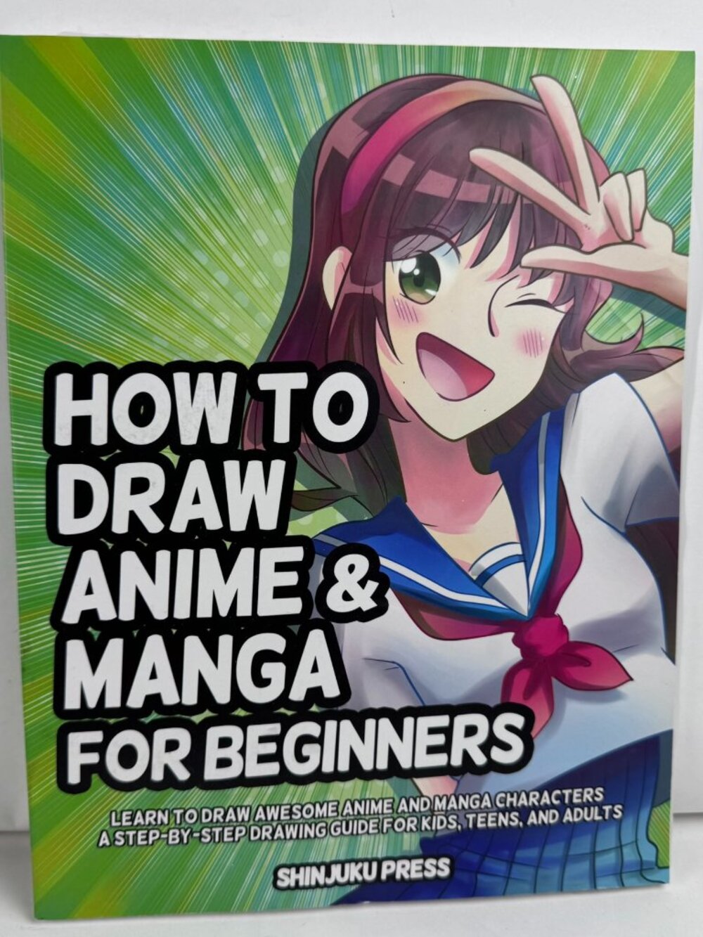 How to Draw Anime & Manga for Beginners Book Shinjuku Press 979-8811542208
